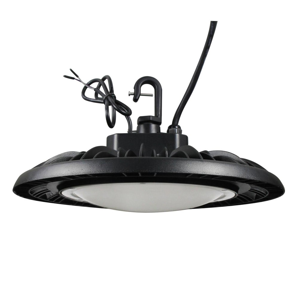 (vente finale) UFO highbay dome V1 200W 120-347V 40K black frost 120 deg. dim 0-10V