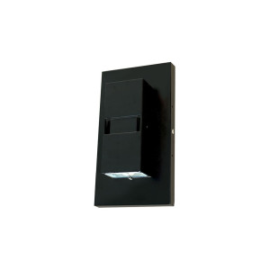 DWS Decorative Wall Sconce - Wall Packs - 15W - 4000K - 120-277V - Black - 5 Year Warranty