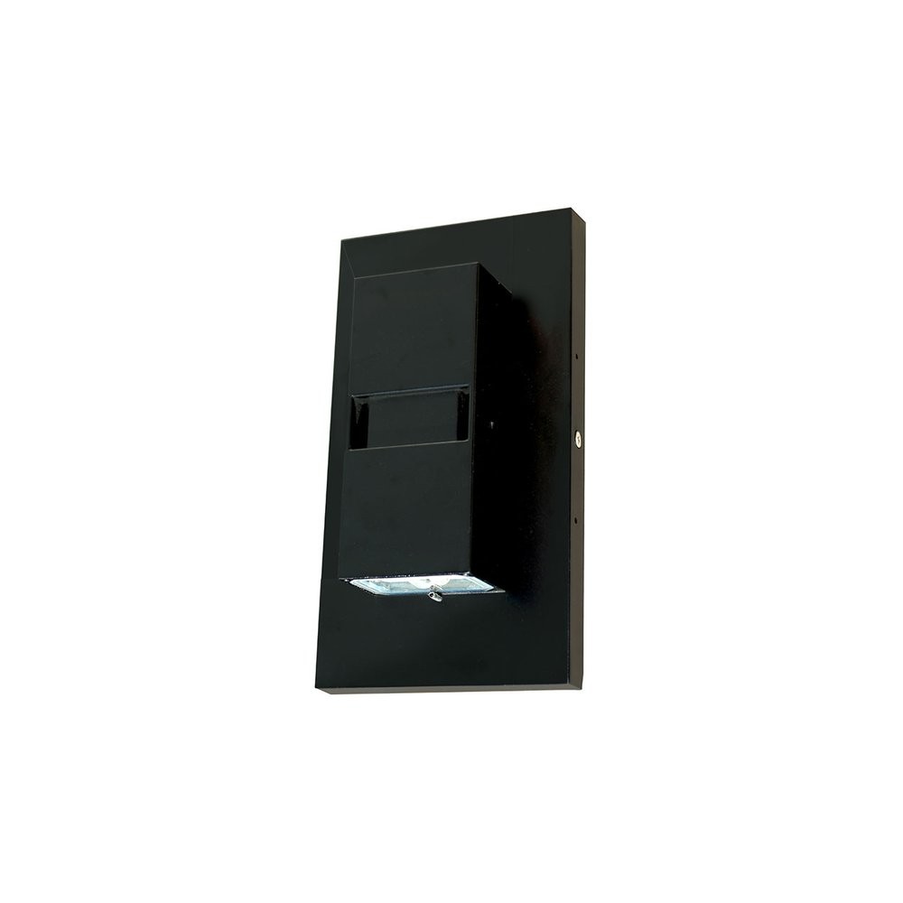 DWS Decorative Wall Sconce - Wall Packs - 15W - 4000K - 120-277V - Black - 5 Year Warranty