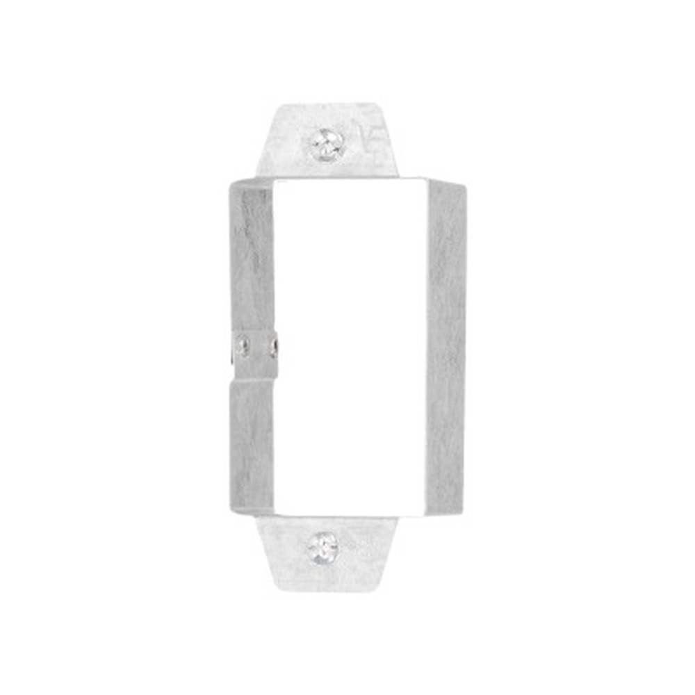 Decorator Mid Size Wallplate - 1 Gang - White - Plastic - 20/Box
