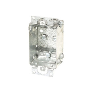 1100-L - Gangable Box with Ears and NMD Clamp 8 cu.in
