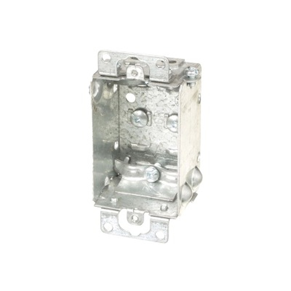 1100-L - Gangable Box with Ears and NMD Clamp 8 cu.in