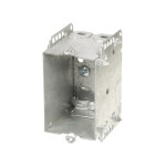 2104-LLE - 1 Gang Device Box with NMD Clamps 12.5 cu.in