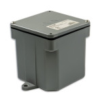 Weatherproof PVC Junction box - 4" x 4" x 4" - 62 cu.in
