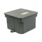 Weatherproof PVC Junction box - 6" x 6" x 4" - 140 cu.in