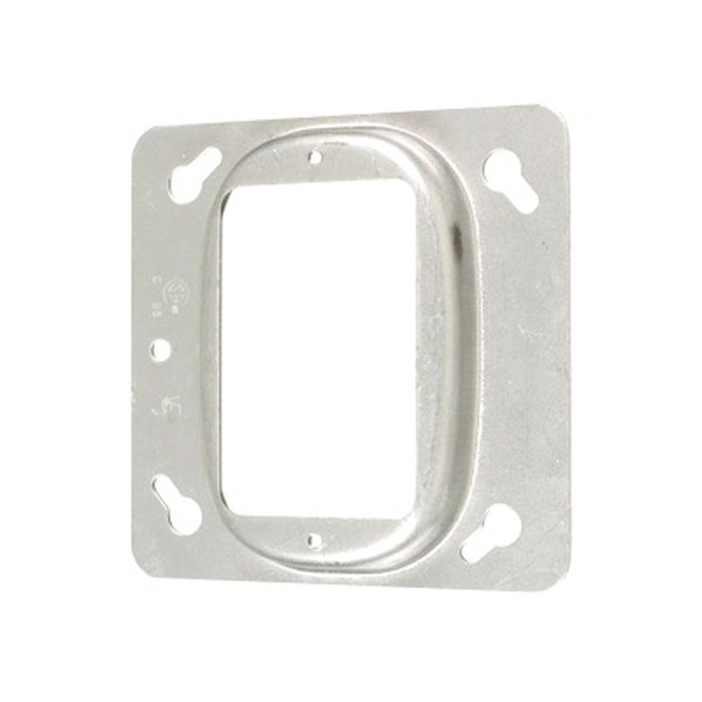 52C13 - 1 Gang 4’’ Metallic Box Cover with 1/2” Raise