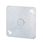 52C6 - Blank 4’’ Metallic Box Cover with 1/2” Center Knockouts