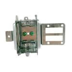 3104-LSSAX-1 - Double Drywall Stud Mount Bubble Gangable Box with Armored Cable Clamp 16 cu.in