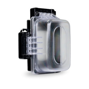 While-In-Use Cover - Non-Metallic - 1 Gang - Clear - Nema 3R - V1