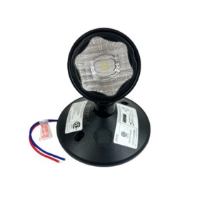 Emergency Remote Head 1 - Single - 2W - 6-24VDC - Black - V1