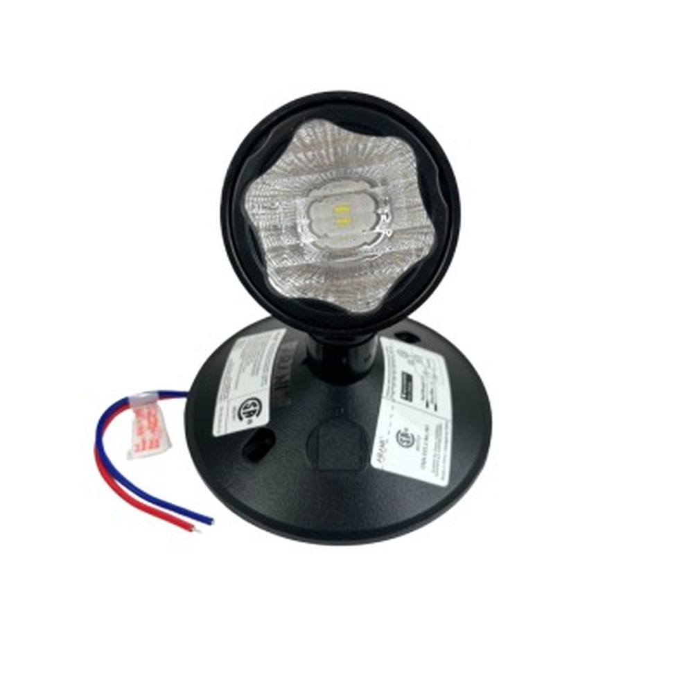 Emergency Remote Head 1 - Single - 2W - 6-24VDC - Black - V1