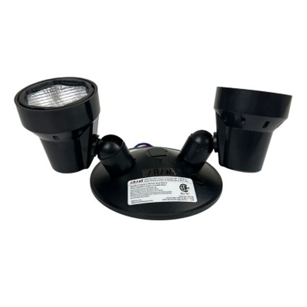 Emergency Remote Head 1 - Double - 4W - 6-24VDC - Black - V1