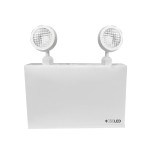 EML Emergency Lighting - Battery Unit - 72W Battery - 2x2W Heads - 120/347V - Steel - White - 5 Year Warranty