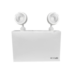 EML Emergency Lighting - Battery Unit - 72W Battery - 2x2W Heads - 120/347V - Steel - White - 5 Year Warranty