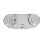 EML Emergency Lighting - Dual Head - Self-Powered - 2x2W Heads - 120-347V - Thermoplastic - White - 5 Year Warranty