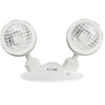 EML ÉCLAIRAGE D'URGENCE - TÊTE DÉPORTÉE - 2X7W - 6-24VDC - THERMOPLASTIQUE - BLANC