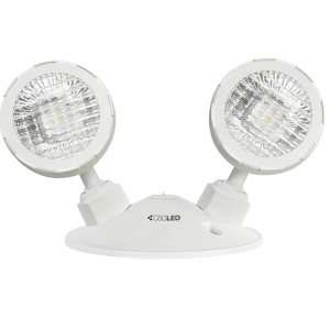 EML ÉCLAIRAGE D'URGENCE LED - TÊTE DÉPORTÉE - 2X2W - 6-24VDC - THERMOPLASTIQUE - BLANC