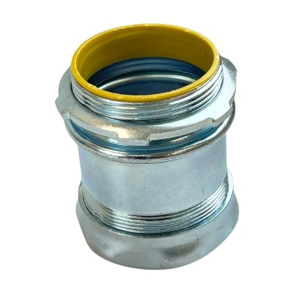 EMT Insulated Compression Connector - Steel - 1"