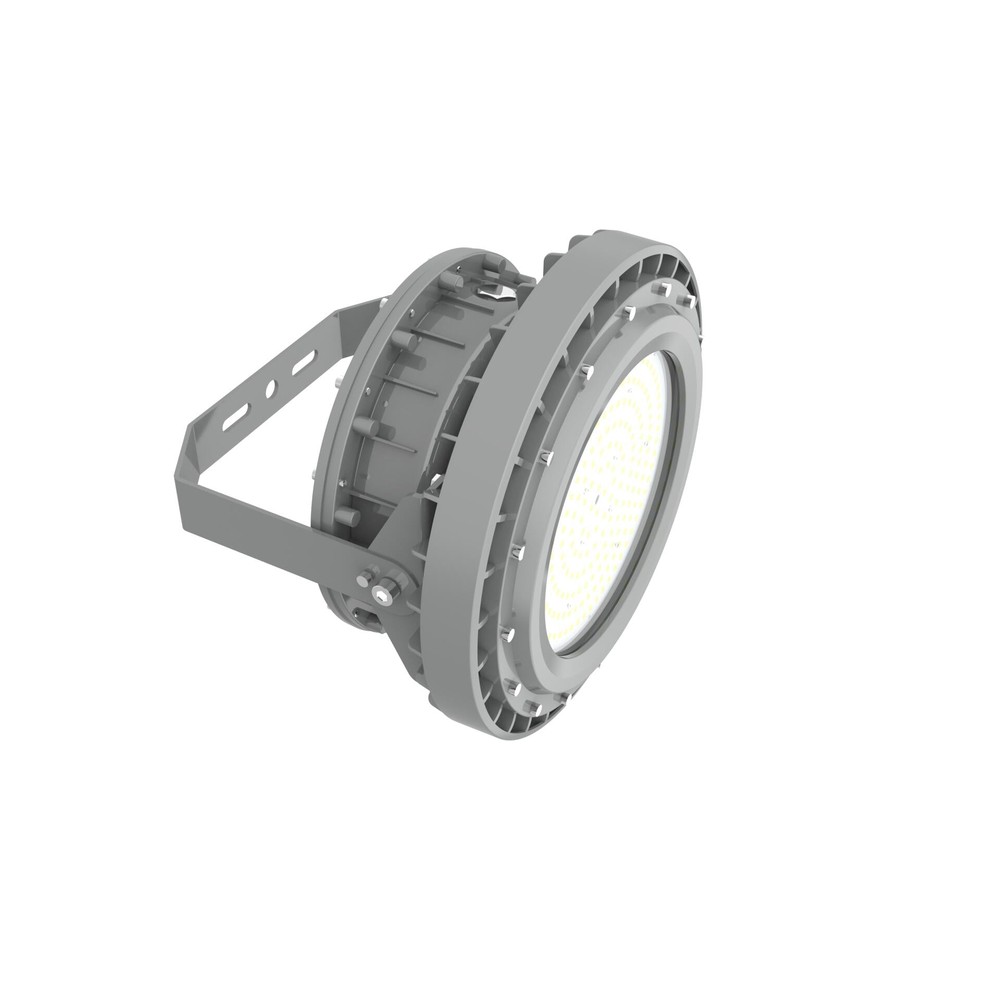 UFO Explosion-proof C1D1 120-277V 150W 5000K grey finish clear lens