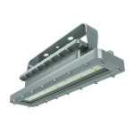 Linear 4ft Explosion-proof C1D1 120-277V 4FT 60W 5000K grey finish clear lens