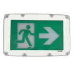 Running Man 4 Plastique étanche - Sans batterie - 1W - AC 120-347V - V1