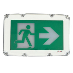 Running Man 4 Plastique étanche - Sans batterie - 1W - AC 120-347V - V1