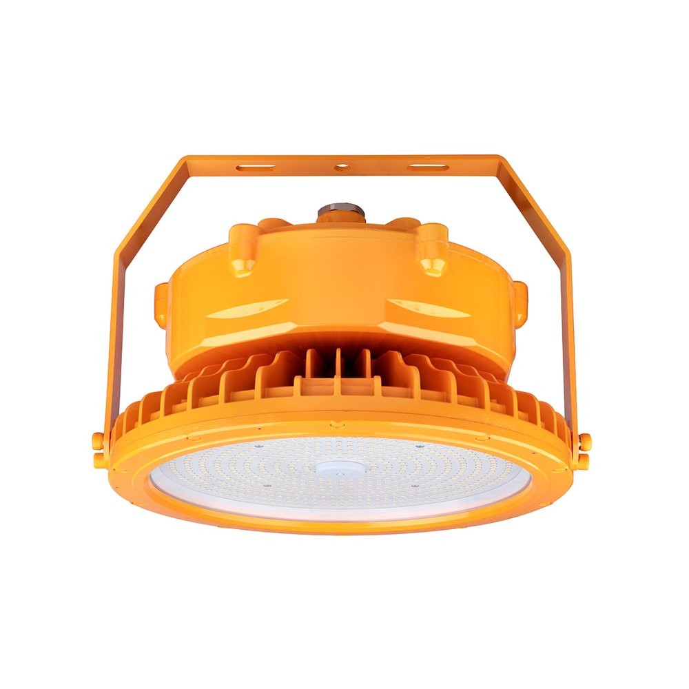 EXPR Round Explosion Proof Fixture - Hazloc - 150W - 5000K - 120-277V - Orange - 5 Year Warranty