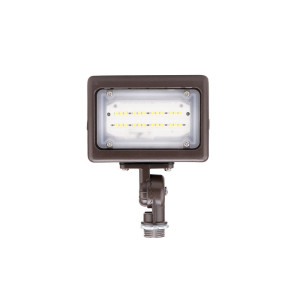 FLM02 Mini Flood Light - Flood/Area Lights - 15W - 4000K - 120-277V - Bronze - DLC S-5VDWLB - 10 Year Warranty