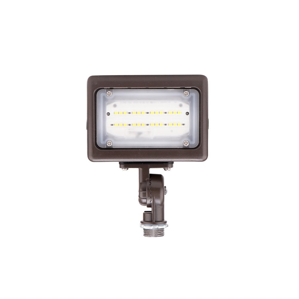 FLM02 Mini Flood Light - Flood/Area Lights - 15W - 4000K - 120-277V - Bronze - DLC S-5VDWLB - 10 Year Warranty