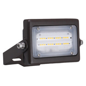 FLM02 Mini Flood Light - Flood/Area Lights - 15W - 4000K - 120-277V - Bronze - 10 Year Warranty