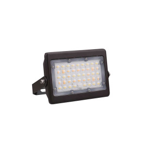 FLM02 MINI FLOOD LIGHT - FLOOD/AREA LIGHTS - 20W/30W/50W - 3000K/4000K/5000K - 120-347V - BRONZE - DLC S-Y1BN2H
