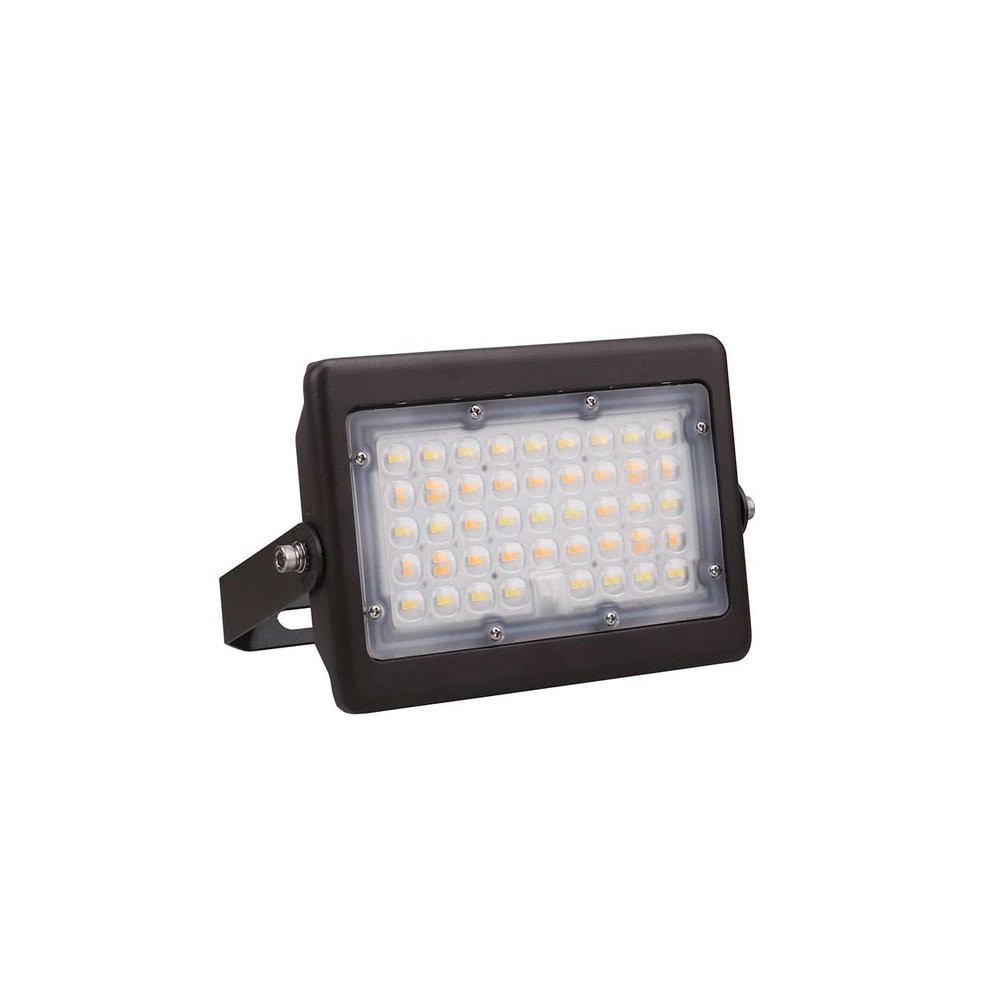 FLM02 MINI FLOOD LIGHT - FLOOD/AREA LIGHTS - 20W/30W/50W - 3000K/4000K/5000K - 120-347V - BRONZE - DLC S-Y1BN2H