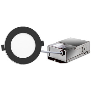 FLP3DG-7W-30K - ROND - PROFOND - ORIENTABLE - DEL 7W - 500 LUMENS - 33/4 DIAM. X 21/4 H. ANGLE DE FAISCEAU DE 38°. CRI-9