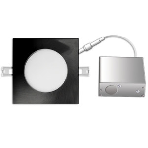 FLP4S-10W-30/40K - CARRÉ - BOUTONS DE SÉLECTION 30K OU 40K. DEL 10W - 750 LUMENS. ANGLE DE FAISCEAU 110°. 47/8