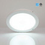 9 INCH LED FLUSH MOUNT WITH BUILT IN MOTION SENSOR.18W - 1500LUMENS - 5CCT - CRI80 - 120V TRIAC DIMMING