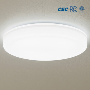 9" FRAMELESS FLUSH MOUNT W/ ADJUSTABLE 5CCT (2700K - 3000K - 3500K - 4000K - 5000K) - 35W - 2800 LUMENS - TRIAC