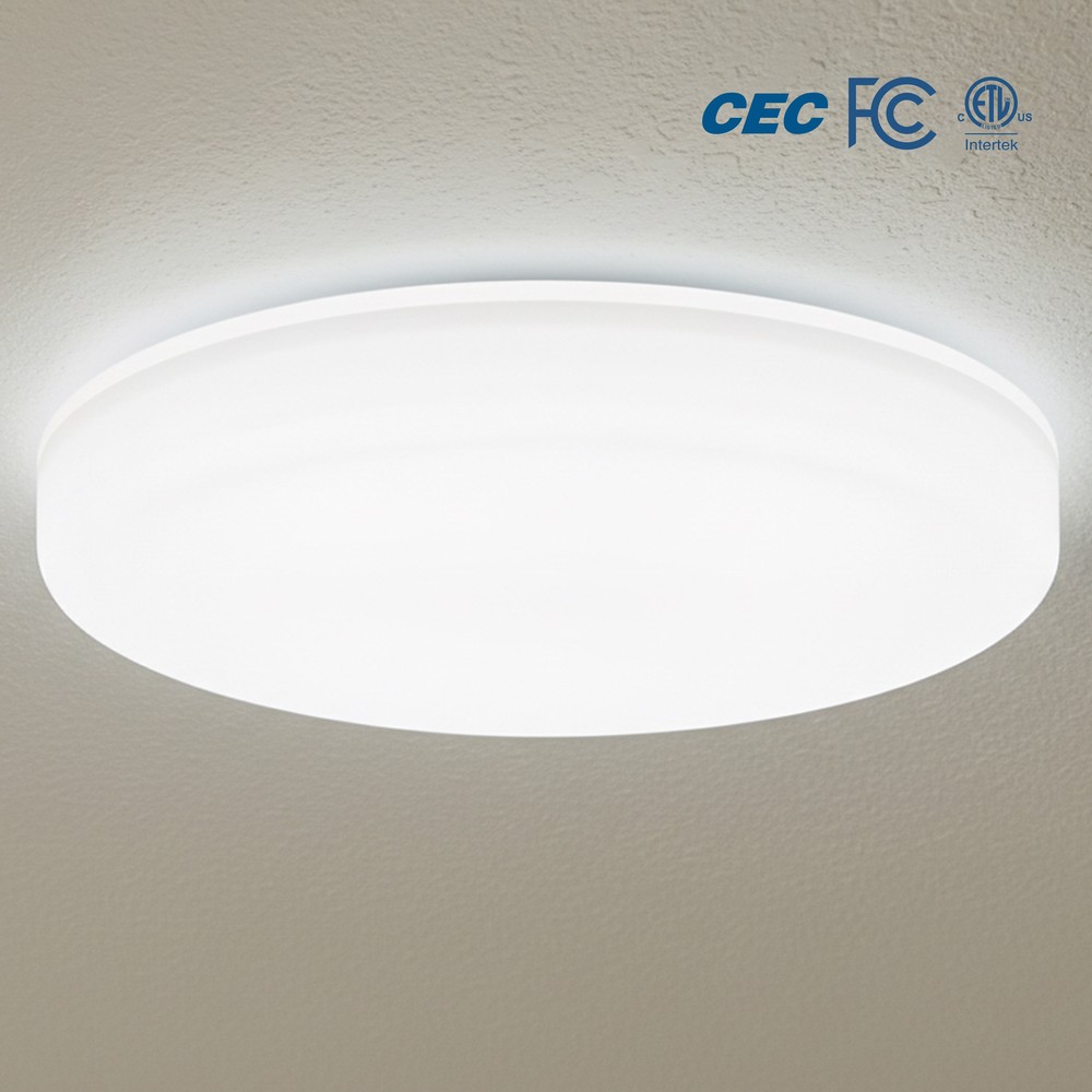 9" FRAMELESS FLUSH MOUNT W/ ADJUSTABLE 5CCT (2700K - 3000K - 3500K - 4000K - 5000K) - 35W - 2800 LUMENS - TRIAC