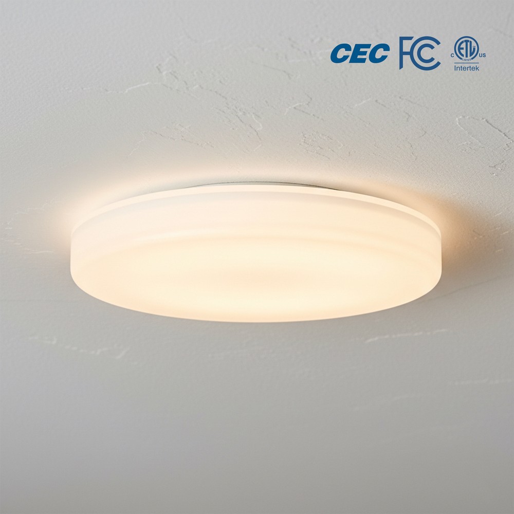 9" FRAMELESS FLUSH MOUNT W/ ADJUSTABLE 5CCT (2700K - 3000K - 3500K - 4000K - 5000K) - 18W - 1400 LUMENS - TRIAC