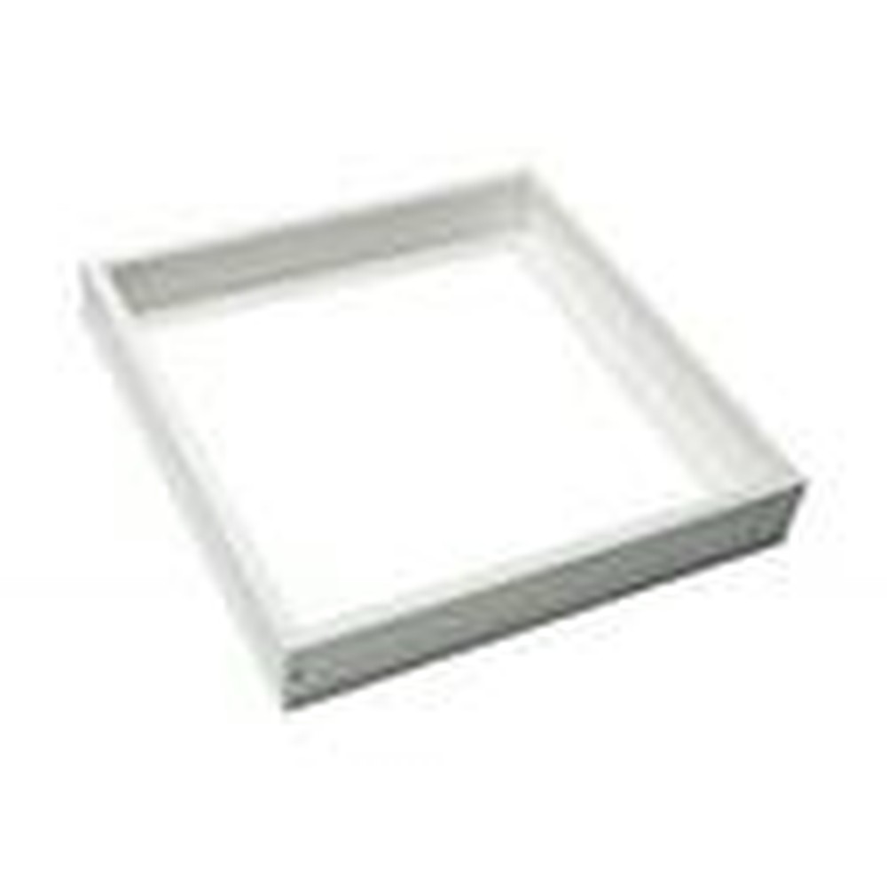 Surface mount kit for backlit flat panel 2'X2' 2" profile