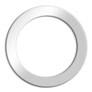 GF-414-WH - Rond réparateur 41/4 - mat - White