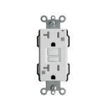GFCI Safety Outlet - 20 amp - 125V - White - V2