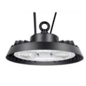 (Vente finale) UFO highbay 150-100-80W 120-347V 57-50-40K black clear lens 90 deg. motion dim 0-10V