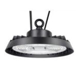 (Vente finale) UFO highbay 240-200-150W 120-347V 57-50-40K black clear lens 90 deg. motion dim 0-10V