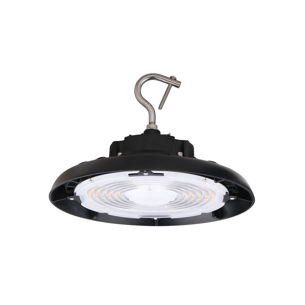HB8 HIGH BAY - HIGH BAYS - 100W/120W/150W - 3000K/4000K/5000K - 120-347V - BLACK - DLC PREMIUM S-Y6OFX3