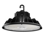 UFO HIGHBAY V3 240-200-150W 120-347V 50K BLACK CLEAR 90 DEG. MOTION BASE DIM 0-10V DLC PREMIUM - DLC ID