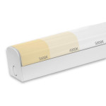 Illuminex Linear Fixture 4' 46-38-30W 120-347V 35-40-50K white frosted lens dim 0-10v