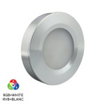 LUMINAIRE LED PUCK LIGHT 150R PARIS MIRROR — RGBW 4000K ACIER BROSSÉ