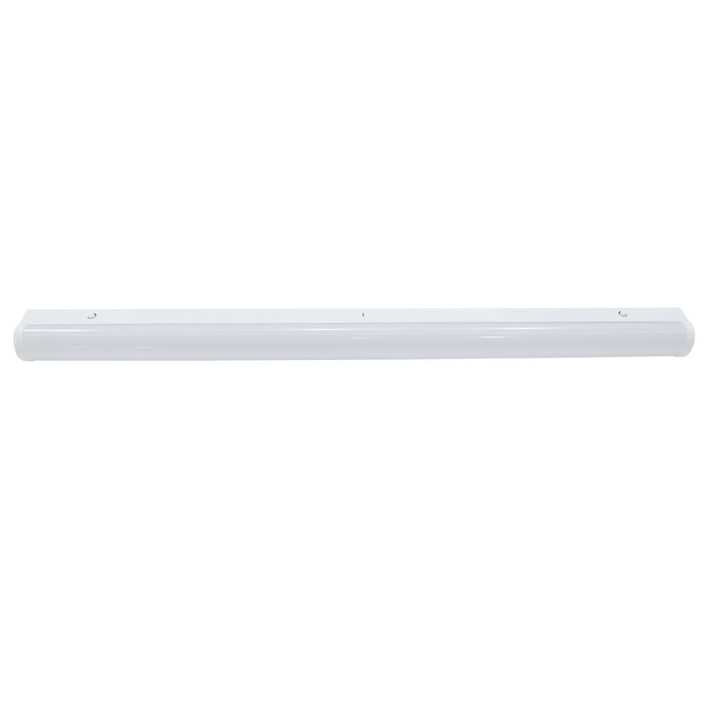 Linear Fixture 4’ 40W 120-347V 3CCT 35-40-50K white frosted lens dim 0-10vdc