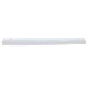 Linear Fixture 4’ 40W 120-347V 3CCT 35-40-50K white frosted lens dim 0-10vdc