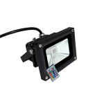 12V DC - OUTDOOR 10W RGB FLOODLIGHT - IR RGB REMOTE INCLUDED